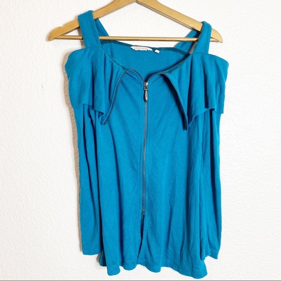 Soft Surroundings- Cold Shoulder Tunic - PXS - Picture 2 of 6
